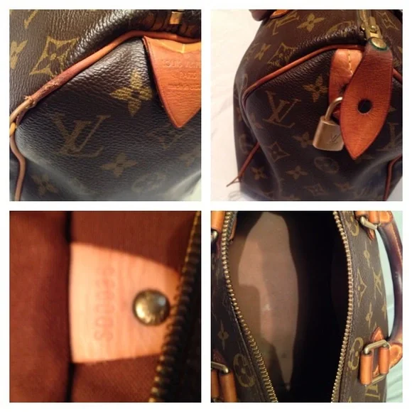 LV Louis Vuitton Monogram speedy 25 - Picture 5 of 9
